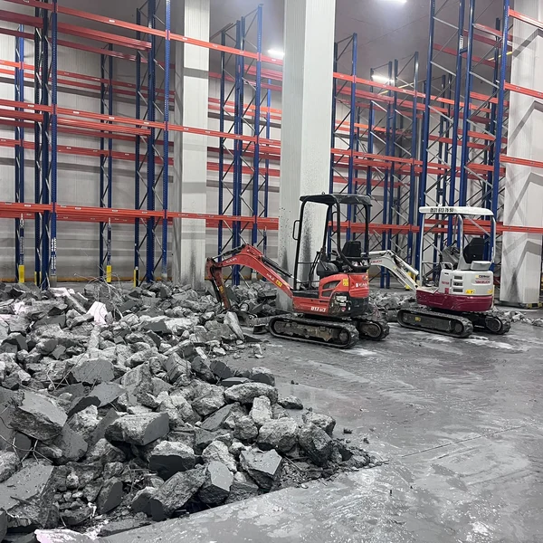 Depo Zemin Betonu Kırımı — Gebze / Kocaeli
